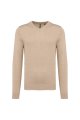 Heren Pullover Kariban K965 BEIGE HEATHER